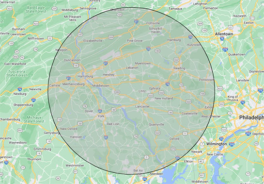 Eclipse work area is in Central PA